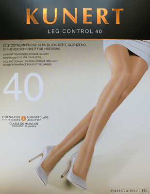 Kunert LEG CONTROL 40 Stütz-Strumpfhose Kl I,  semi-blickdicht, glänzend, 40 DEN