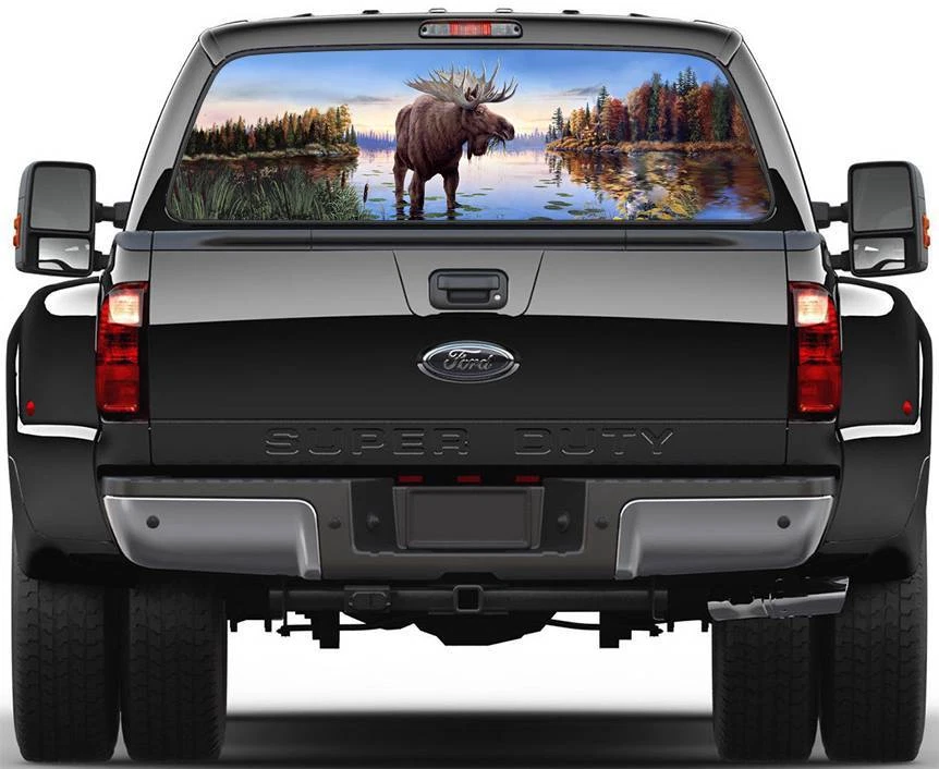 Rear window sale stickers for trucks