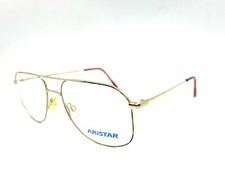 ARISTAR Vintage Eyeglasses 6109 Color 011 Gold Mens Aviator 56mm Frame