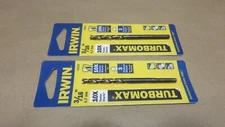 Irwin Cobalt 3/16" Drill Bits 10x Faster Starts Turbomax 73312
