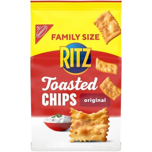 Toasted Chips Crispy Snack Original Crackers 3 Pack Low Fat Dipping Crunchy New - Picture 2 of 5