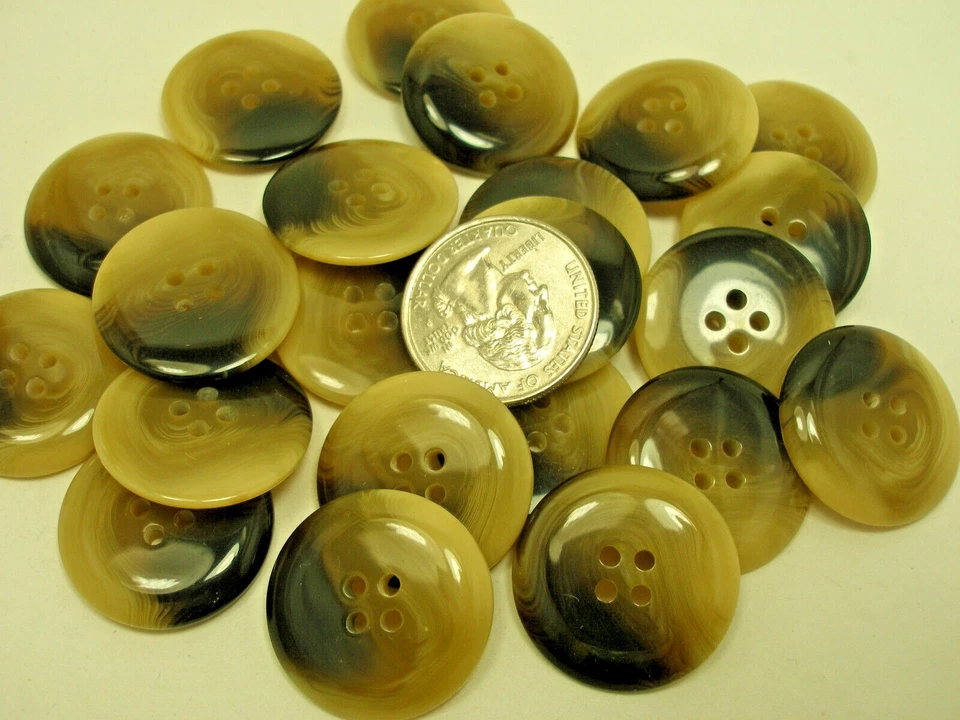 New Brown Buttons suits, jackets sizes 1 inch,7/8 13/16 5/8 1/2 #MB - Image 4 of 4