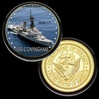 U.S. United States Navy | USS Conyngham DDG-17 | Gold Plated Challenge Coin