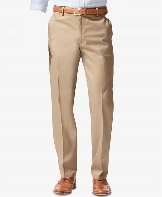DOCKERS Mens Beige Classic Fit Stretch Casual Chino Pants Size 40w 32l for sale online | eBay