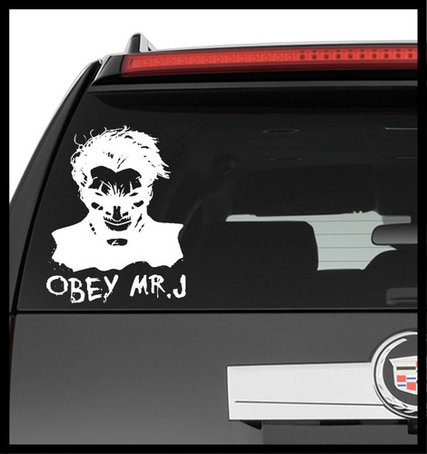 Vinyl Decal Truck Car Sticker Laptop - DC Comics Harley Batman Joker Obey Mr J - Picture 2 of 4