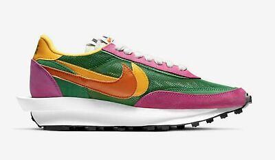 Sacai X Nike LDWaffle Pine Green Trainers Sneakers Shoes 43 Sacai X Nike LDWaffle Pine Green Trainers Sneakers Shoes 43