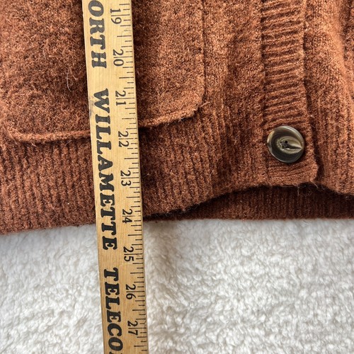 Soft Cardigan Sweater colorful Elbow Patch, No Brand, Women Size Medium-Large - Picture 7 of 7