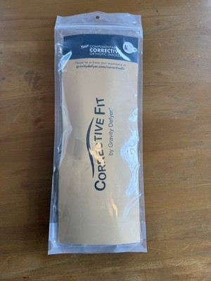 CORRECTIVE FIT by Gravity Defyer Orthotic Insoles Men s Size US 10 New