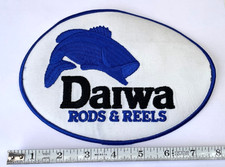 Leaping Bass Daiwa Rods Reels Fishing Sew On Patch 8 x 5.5