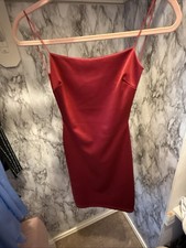 Windsor Dress Open Back Red Cocktail Dress for Young Ladies and Teens Size XS