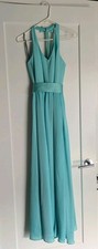 White by Vera Wang Halter Bridesmaid or Prom Dress