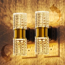 Night Light,Dimmable Night Lights Plug into Wall,2 Pack 0-100LM Adjustable Br...