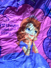 Disney Princess SOFIA Bedding Twin/Full Comforter/Blanket Sheet Total Set of 4