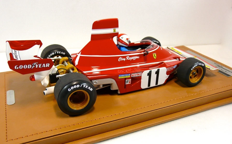FERRARI 312 B3  F1 German GP 1974 Regazzoni WINNER   LTD TECNOMODEL 1:18 - Immagine 4 di 4