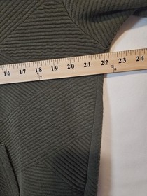 NUON Men's Green Solid Slim Fit Pullover Hoodie L Cotton Blend Pockets