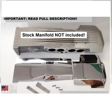 C4 Corvette 1985-1991 7pc INTAKE MANIFOLD COVER Polished Stainless engine chrome