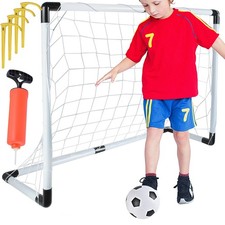 Fußball Spielset für Kinder Fußballtor Tor-Netz Fußball Luftpumpe Garten