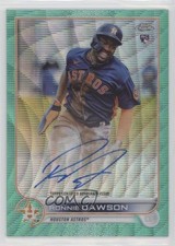 2022 Topps Chrome Rookie Aqua Wave Refractor /199 Ronnie Dawson #RA-RDA Auto 4a7