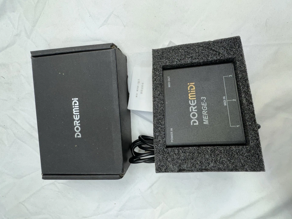 DOREMiDi MIDI MERGE-3 Gitarre Fünf-Pin Interface Midi Host Box Adapter Konverter - Bild 2 von 4