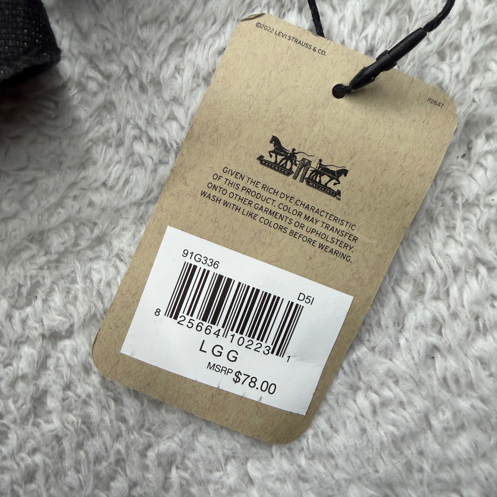 Levis SilverTab Boys Sherpa Lined Trucker Jacket Washed Black Denim Large 12-13Y thumbnail 4