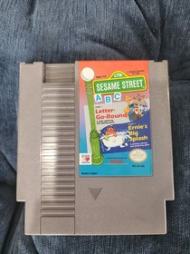 Sesame Street Set Of Three Original Nintendo NES Video Game Only