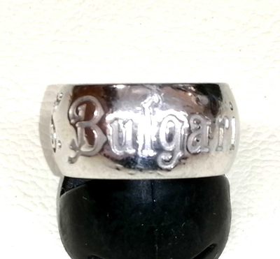 Bulgari Save the Children Sterling Silver 925 Ring Size 51 / US