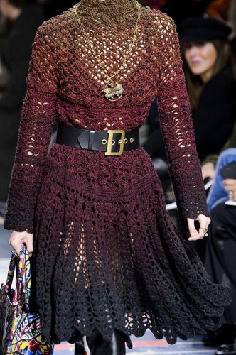 Christian Dior FW18 Runway Knitted Cashmere Midi Dress Size US 6