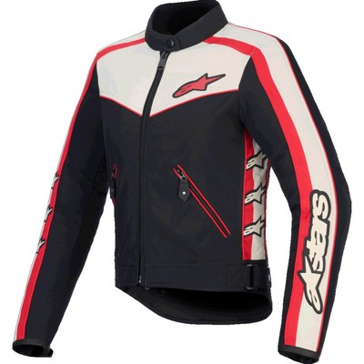 Alpinestars Stella T-Dyno WR Jacke schwarz ecru hellrot