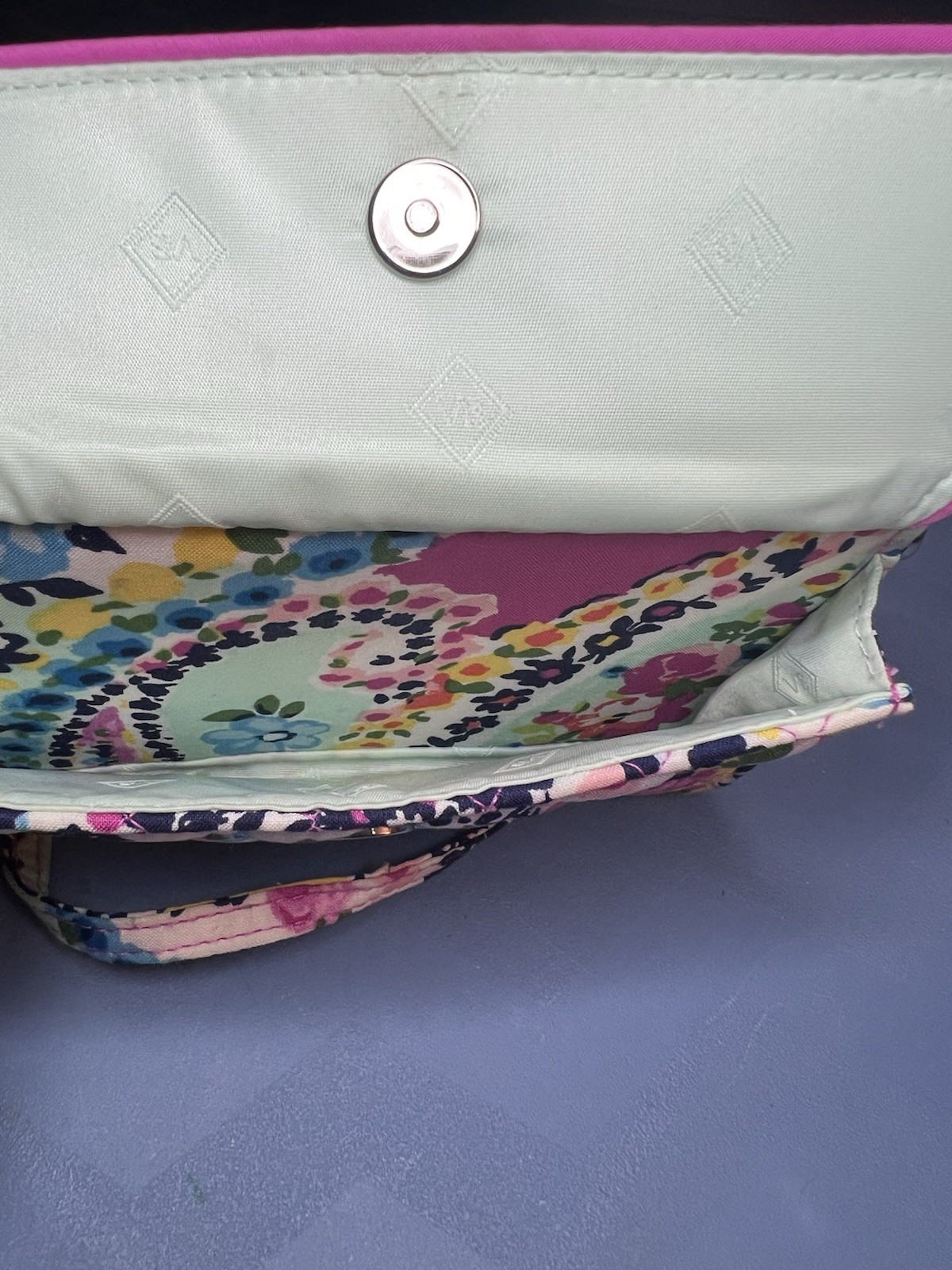 Vera Bradley Iconic RFID All-In-One Crossbody--Wildflower Paisley-