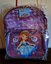 BACKPACK Disney Junior "SOFIA THE FIRST", purple, new