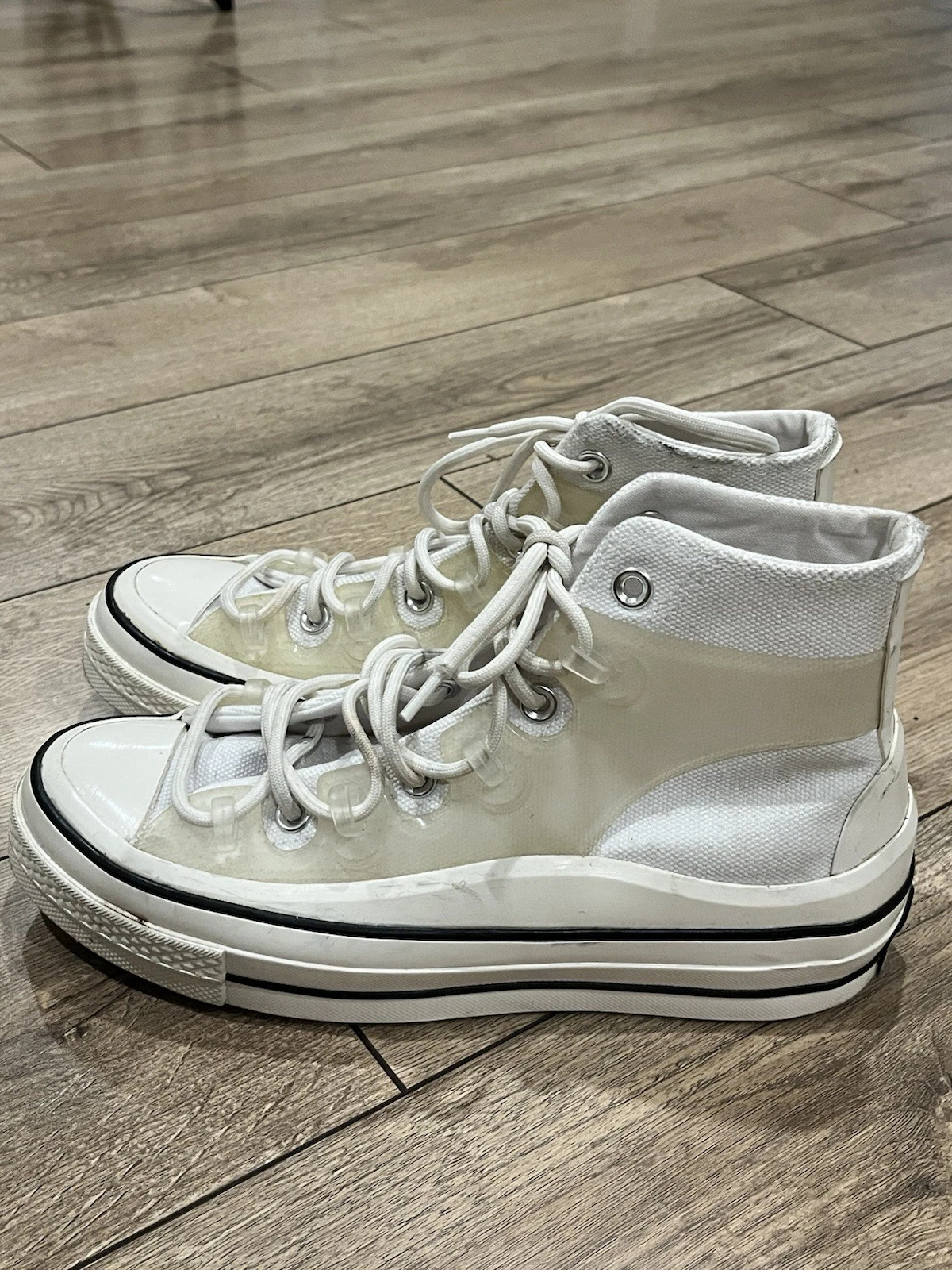 Sneakers Converse Chuck 70 Utility Hybrid Fusion String High Tan Beige Donna 8