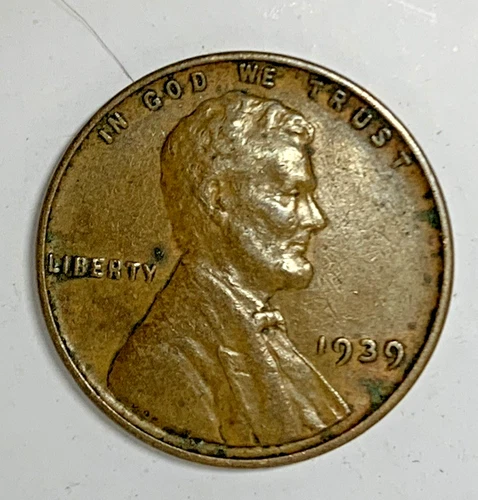 1939-P Lincoln Wheat Cent Penny Coin - VF/XF