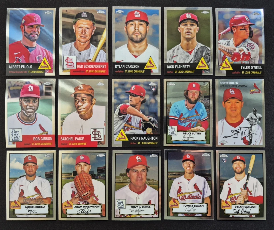 St. Louis кардиналов 100 + карты лот без дубликатов! См. фото. Pujols, Musial, Smith - Изображение 2 из 4