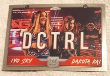 2025 Iyo Sky & Dakota Kai Tag Team Tandem DCTRL Topps Chrome WWE  #TAG-DCL
