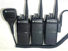 Lot of 3 Motorola XPR3300 AAH02RDC9JA2AN Two Way Radios,not batterys