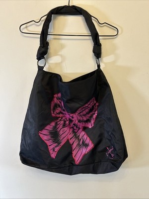 Vera Wang Lovestruck Tasche Pink/Lila Schwarz Beuteltasche Schultertasche Pailletten Glitzer