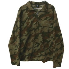 Starter Camouflage Fleece Pullover Sweatshirt Men's Large 42-44