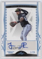 2022 Leaf Trinity Platinum Spectrum Foil 1/25 Jose Rodriguez #BA-JR1 Auto 04t5