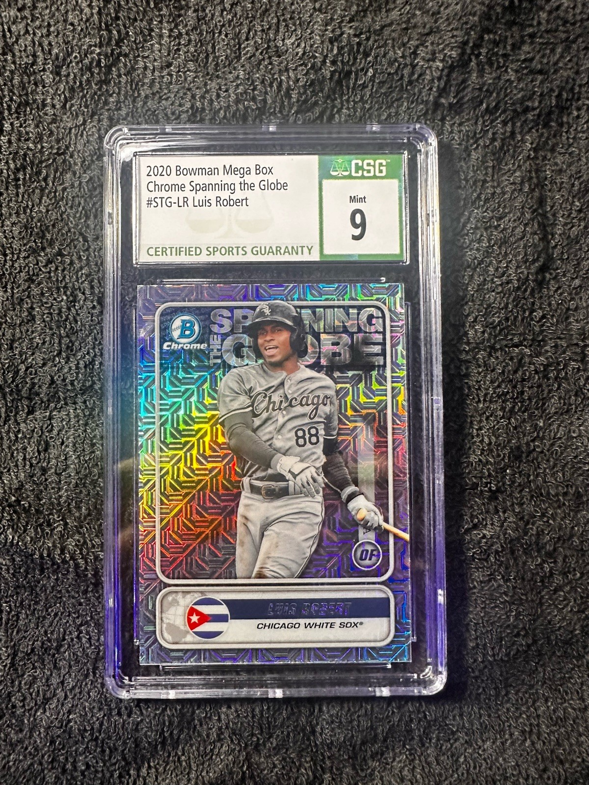 2020 Bowman - Spanning the Globe Chrome Luis Robert #STG-LR Mojo Refractor (RC)