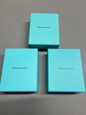 (3) Tiffany & Co Blue Empty Jewelry Boxes  3x4-Free Shipping!