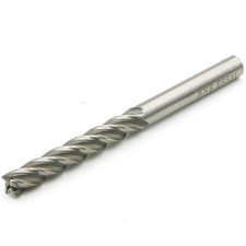 5/16" HSS End Mill 8mm Cutting Dia 4-Flute Extra Long Milling Cutter Bit