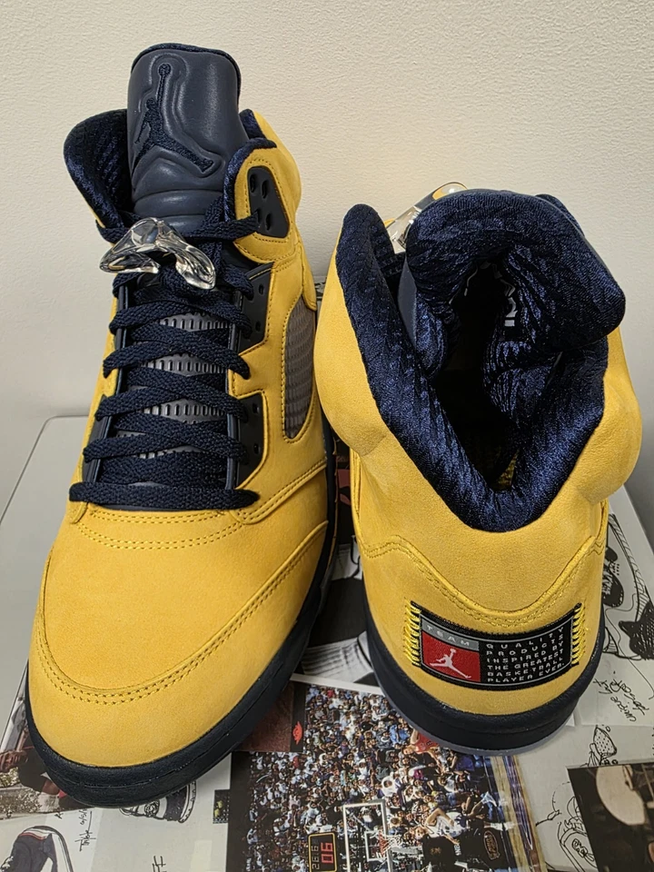 Nike Air Jordan 5 Retro SP Michigan DS NUEVO EN CAJA EE. UU. talla 12  Foto 2 de 4
