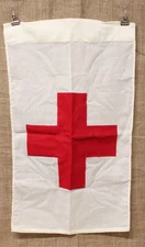Original Vietnam War Issue Red Cross Flag 