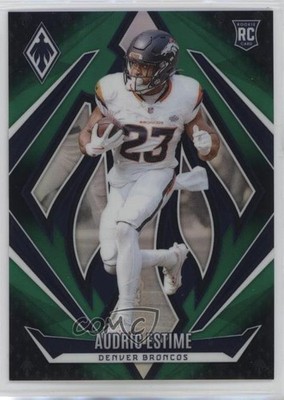 2024 Panini Phoenix Rookies Green Fade /199 Audric Estime #156 Rookie RC 1jt0