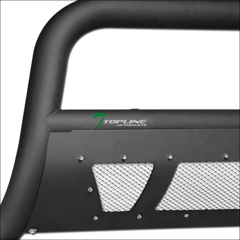 Topline For 00-06 Tundra/Sequoia Matte Blk Studded Mesh Bull Bar w/36W LED Bars Foto 3 de 4