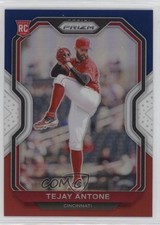 2021 Panini Prizm Tier III Red White & Blue Prizm Tejay Antone #207 12i4