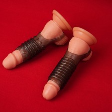 Cock Ring Male Delay Ejaculation Penis Stimulator Sleeve for Couple Sex Toys US
