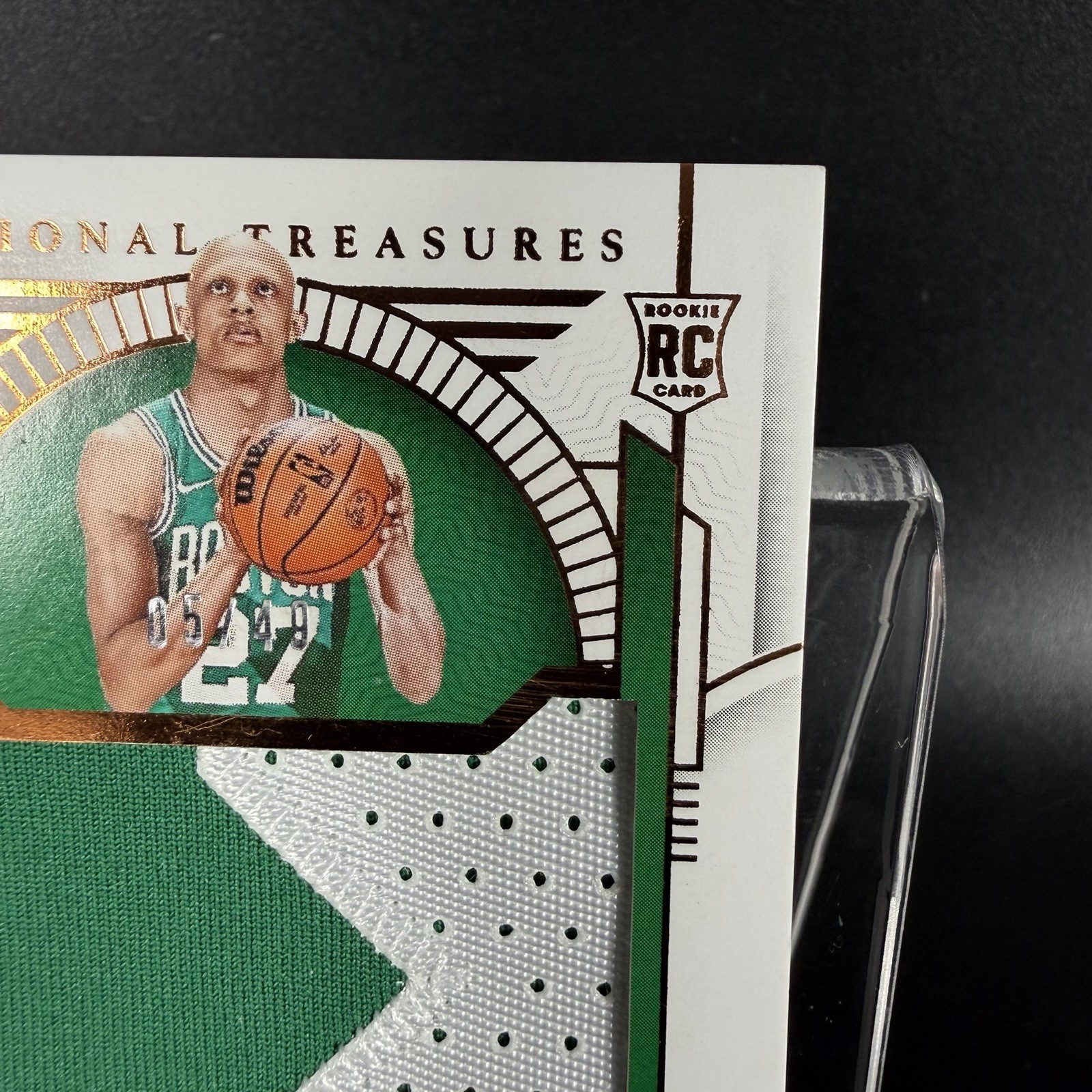 Jordan Walsh 2023-24 National Treasures Rookie Patch Auto RPA Bronze 5/49 view 3