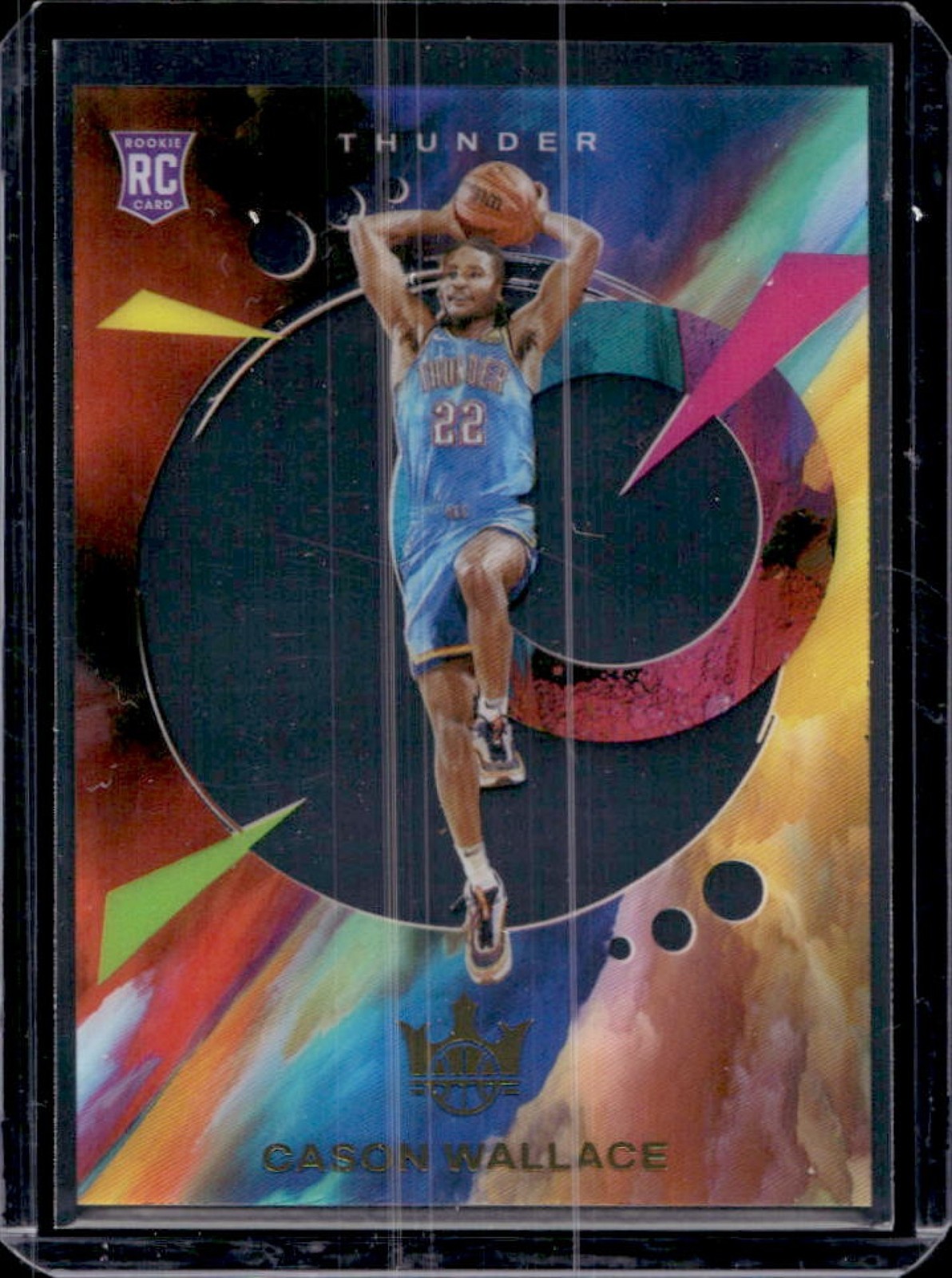 2023-24 Panini Court Kings Cason Wallace Acetate Rookies RC Rookie #20 Thunder