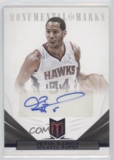 2012-13 Panini Momentum Monumental Marks Blue 1/10 Devin Harris #1 Auto 2r8